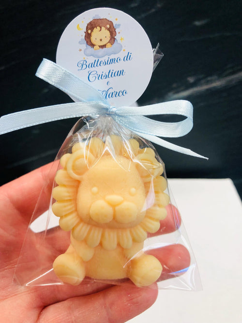 "LEONCINO" Odorless Candle with transparent bag