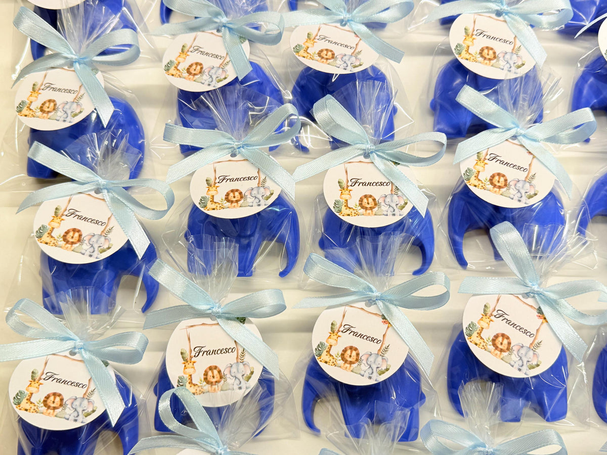 "ELEFANTINO" SOAP with transparent sachet and personalized tag