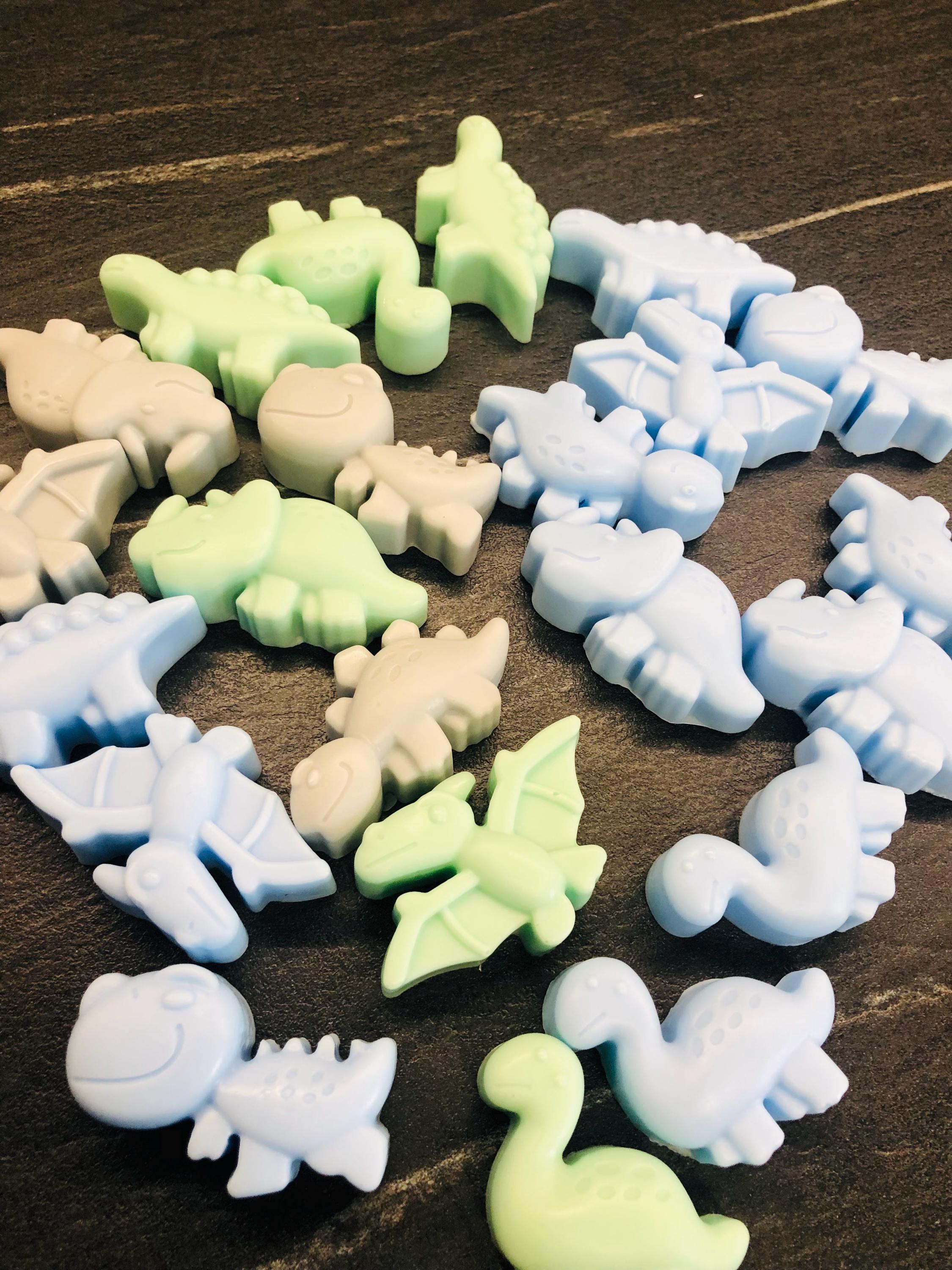 CUSTOM MIXED DINOSAUR SOAPS UNPACKAGED