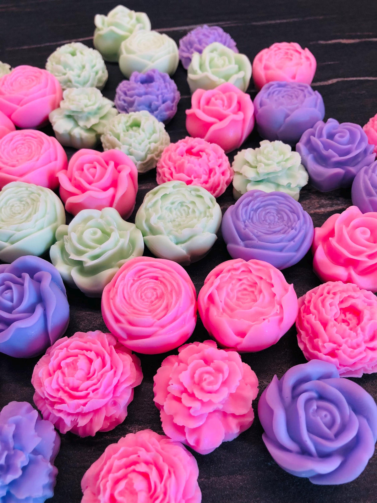 MIXED SOAP "SMALL FLOWERS" CUSTOMIZED WITHOUT PACKAGING