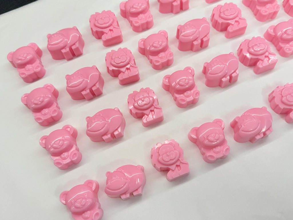 SAVON Animaux avec sachet transparent et étiquette personnalisée