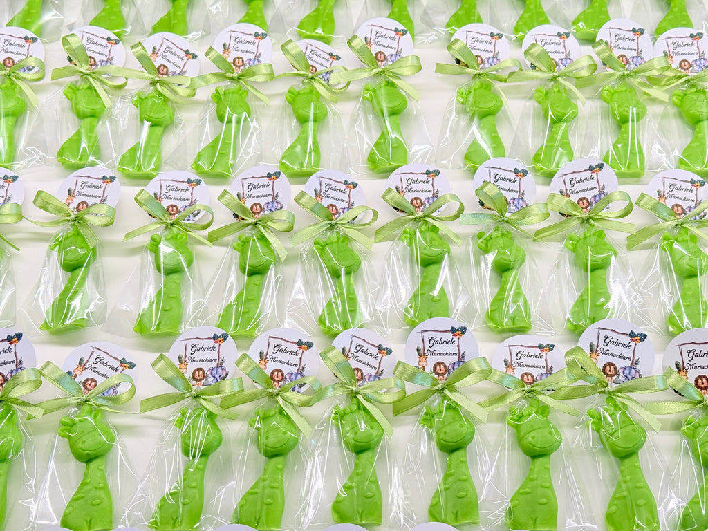 SAVON "TORTUE" avec sachet transparent et étiquette personnalisée