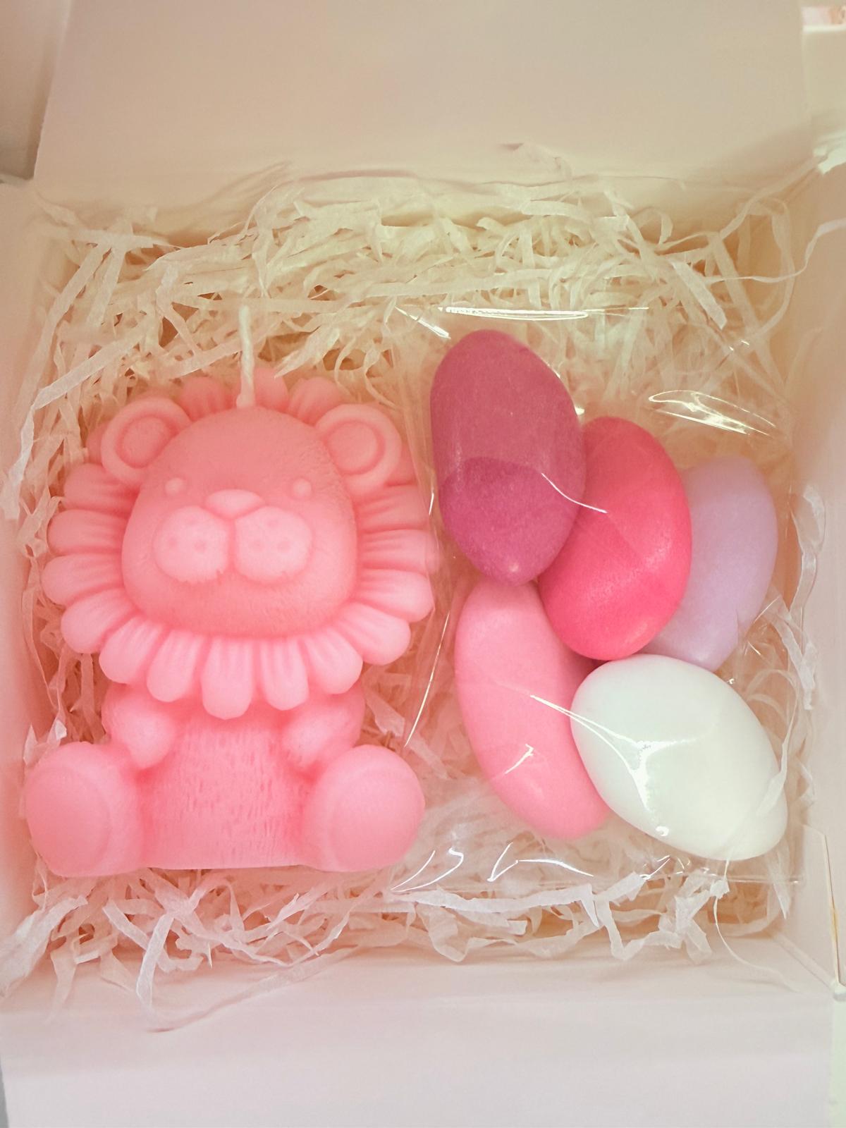 "SAFARI" SOAP MIX with box, confetti, and custom tag