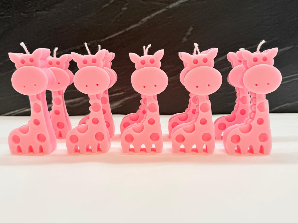"GIRAFFE" ODOURLESS candle, personalised, without packaging