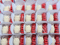 BOUGIE PARFUMÉE HIBOU avec boîte, dragées et étiquette personnalisée/dragées de remise de diplôme/Hibou/Dragées