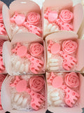 "GIRAFFA+ ROSA" SOAP with box, confetti, and personalized tag