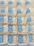 Savon "OURSON" avec boîte, dragées et étiquette personnalisée
