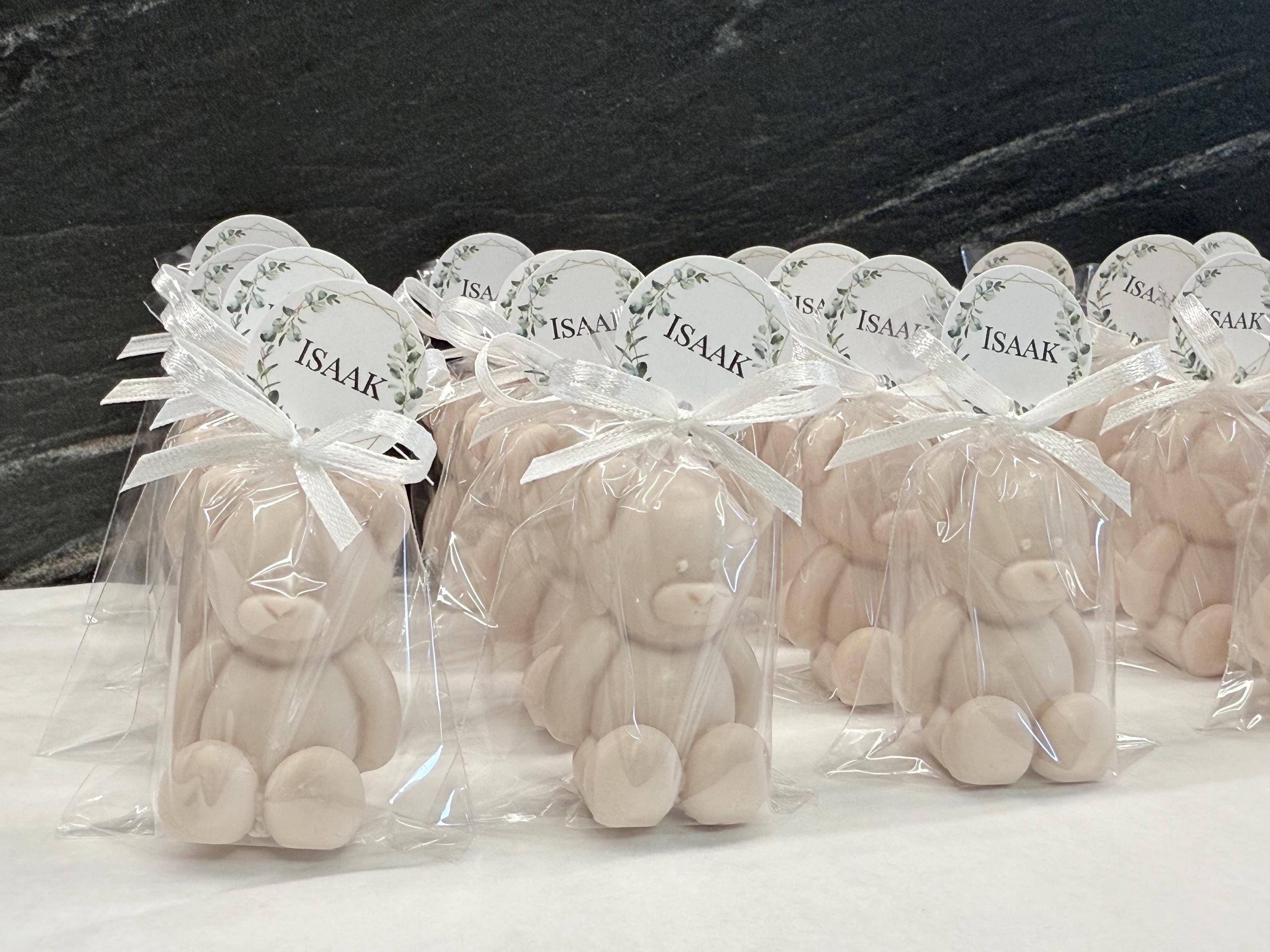 SAVON « OURSON » personnalisé avec sachet transparent