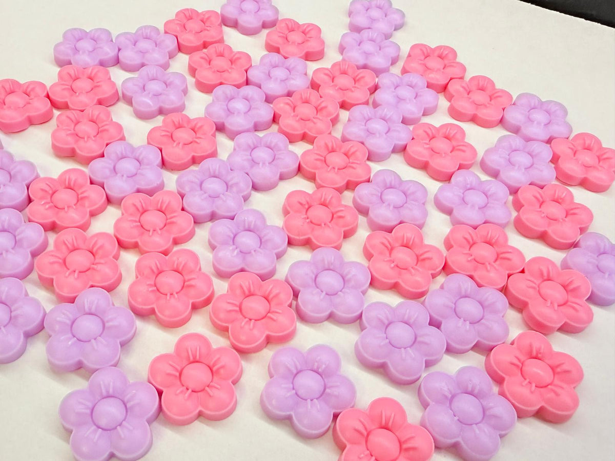 Mini sapone fiorellino personalizzato senza confezione – bomboniera per matrimonio