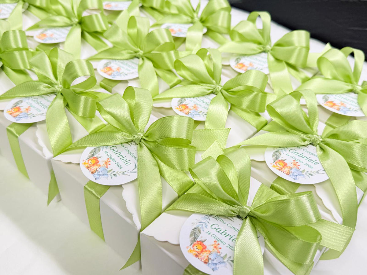 Mix candele leoncino, giraffa ed elefante in vari colori e fragranze – bomboniera per nascita e baby shower